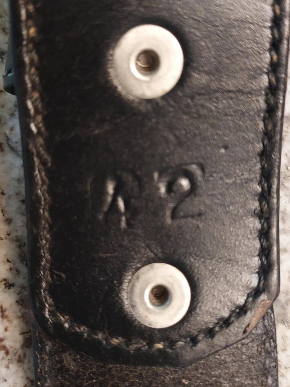 Vtg. J R Palacios Men's Tooled Belt w Intricate Braiding & Silver Conchos. Sz 42